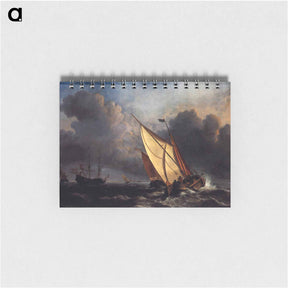 アートメモ帳-Dutch Fishing Boats in a Storm - ウィリアム ターナー Memo.