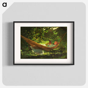 アートポスター-Sunlight and Shadow - ウィンスロー ホーマー Poster.