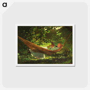 アートポストカード-Sunlight and Shadow - ウィンスロー ホーマー Postcard.