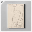 アートパネル-Naked woman showing her breasts
 - イェール大学アートギャラリー Canvas.