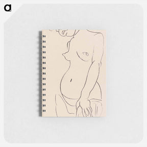アートメモ帳-Naked woman showing her breasts
 - イェール大学アートギャラリー Memo.
