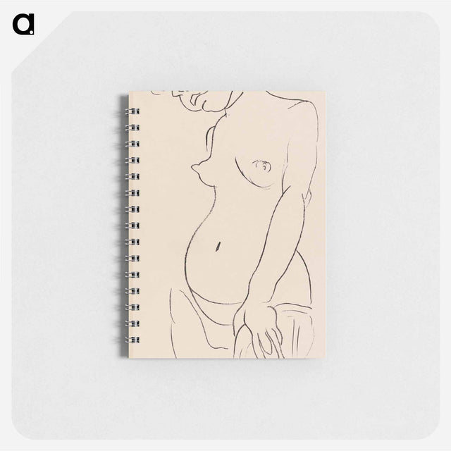 アートメモ帳-Naked woman showing her breasts
 - イェール大学アートギャラリー Memo.