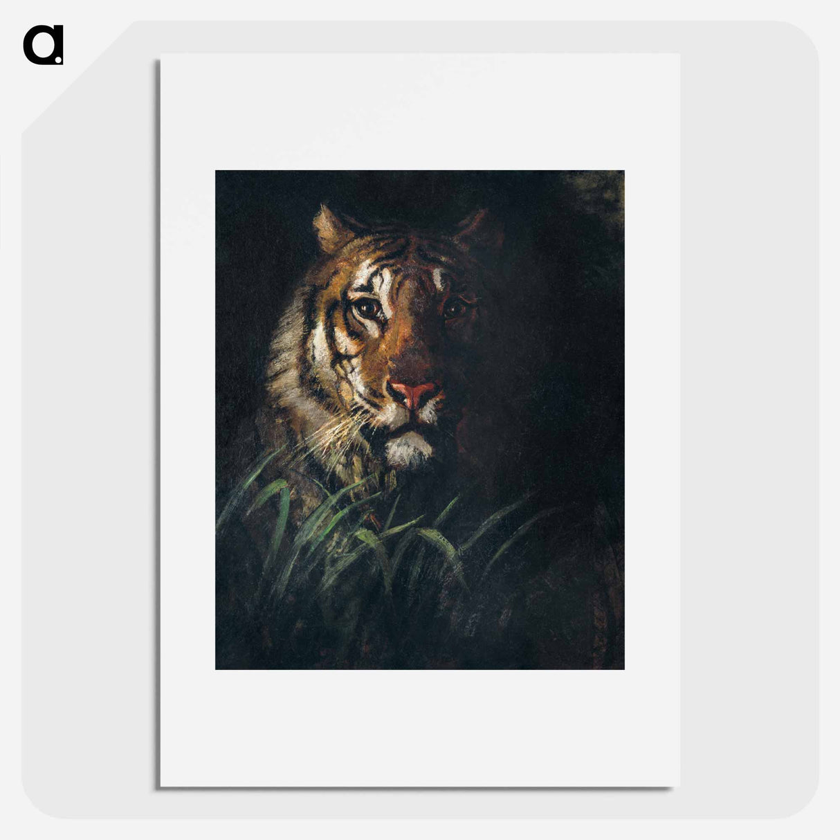 Tiger's Head - アボット ハンダーソン セイヤー Poster.