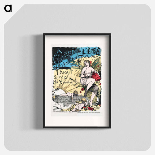 A cause de l'été, l'Evénement parisien paraît 2 fois par semaine - アドルフ レオン ウィレット Poster.