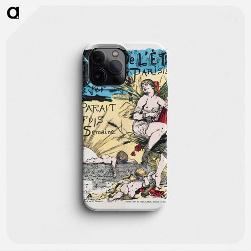 A cause de l'été, l'Evénement parisien paraît 2 fois par semaine - アドルフ レオン ウィレット Phone Case.