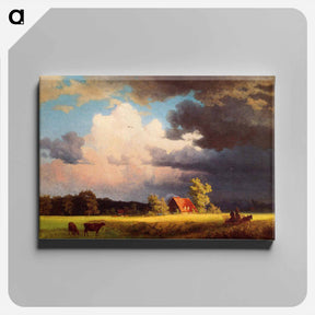 アートパネル-Bavarian Landscape - アルバート ビアスタット Canvas.