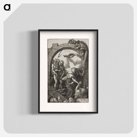 アートポスター-Harrowing of Hell; Christ in Limbo - アルブレヒト デューラー Poster.