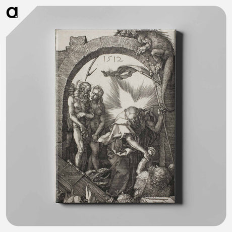 アートパネル-Harrowing of Hell; Christ in Limbo - アルブレヒト デューラー Canvas.