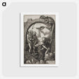 アートポストカード-Harrowing of Hell; Christ in Limbo - アルブレヒト デューラー Postcard.