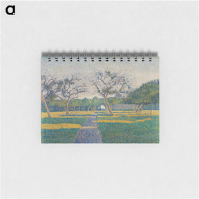 アートメモ帳-Orchard at la louvière - アルフレッド ウィリアム フィンチ Memo.