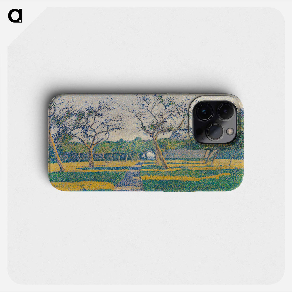 Orchard at la louvière - アルフレッド ウィリアム フィンチ Phone Case.