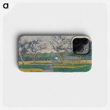 Orchard at la louvière - アルフレッド ウィリアム フィンチ Phone Case.