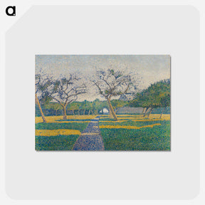アートポストカード-Orchard at la louvière - アルフレッド ウィリアム フィンチ Postcard.