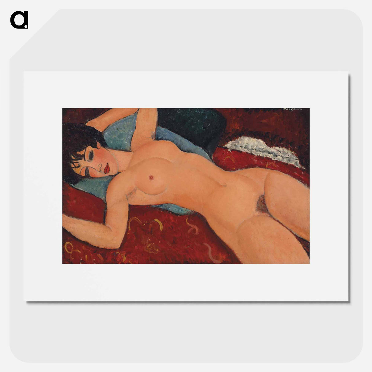 The couché - Amedeo Modigliani Poster.