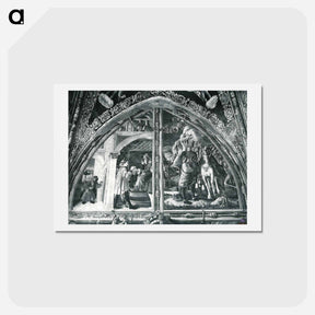 アートポストカード-Scenes from the Life of St.Christopher - アンドレア マンテーニャ Postcard.