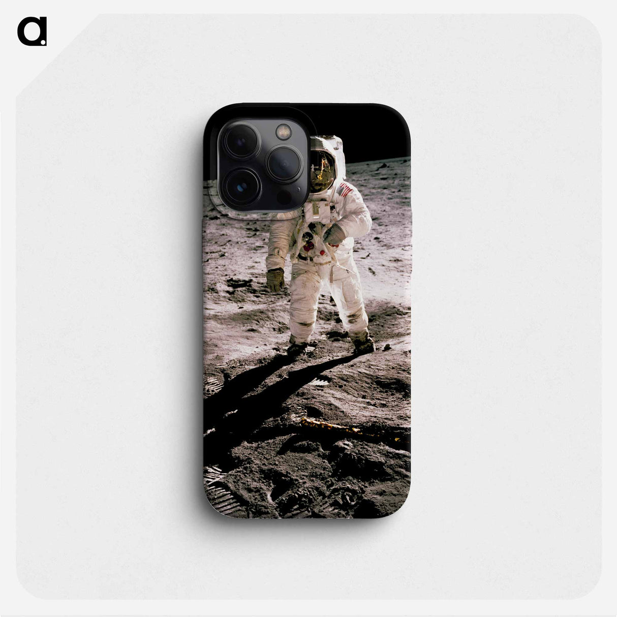 Edwin Aldrin walking on the lunar surface - Apollo Moon Landing Phone Case.