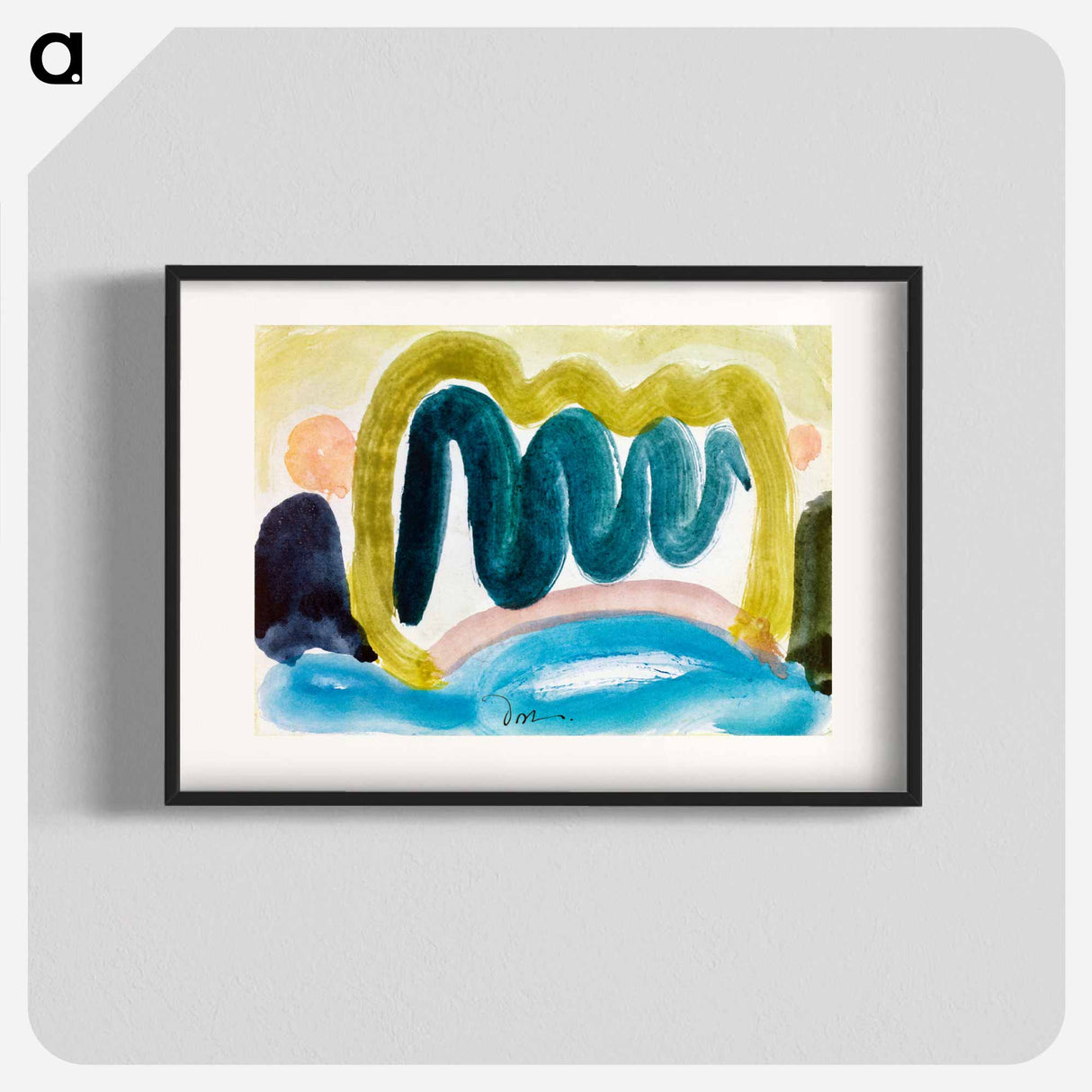 Pond in Sunlight - アーサー ダヴ Poster.
