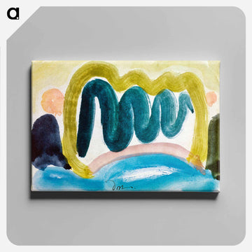 Pond in Sunlight - アーサー ダヴ Canvas.