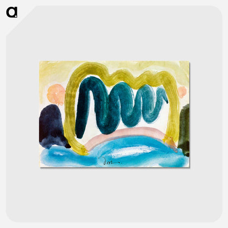 アートポストカード-Pond in Sunlight - アーサー ダヴ Postcard.