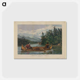 アートポストカード-American hunting scenes: "a good chance" - アーサー フィッツウィリアム テイト Postcard.