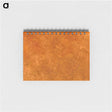 アートメモ帳-Brown Oil Paint Background
 - バーンズ・コレクション Memo.