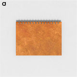 アートメモ帳-Brown Oil Paint Background
 - バーンズ・コレクション Memo.