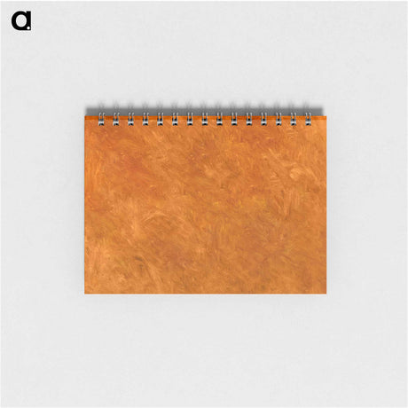 アートメモ帳-Brown Oil Paint Background
 - バーンズ・コレクション Memo.
