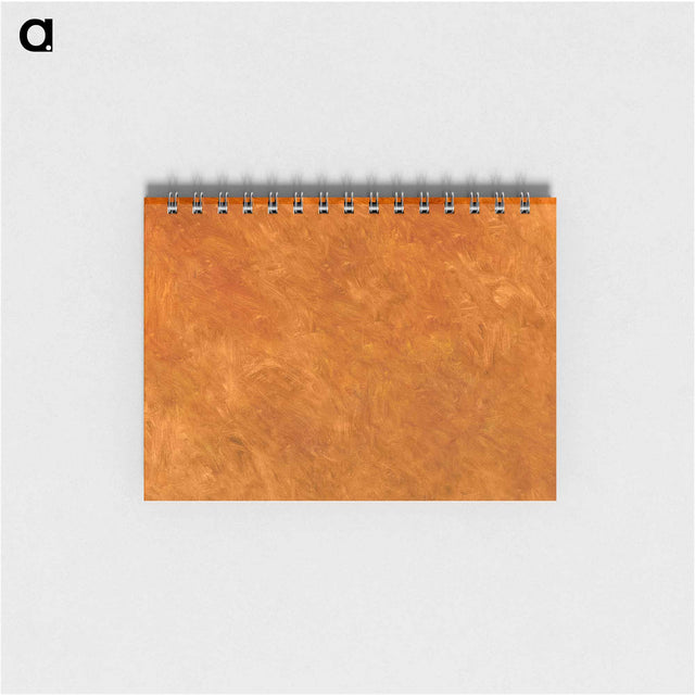 アートメモ帳-Brown Oil Paint Background
 - バーンズ・コレクション Memo.