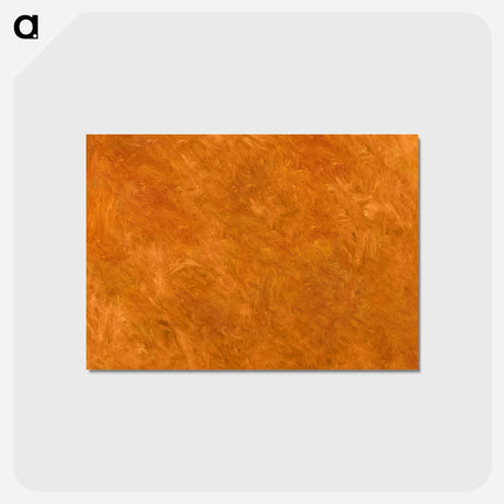 アートポストカード-Brown Oil Paint Background
 - バーンズ・コレクション Postcard.