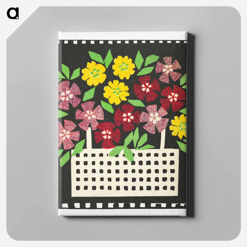 Basket of Flowers
 - Flower Basket Canvas.