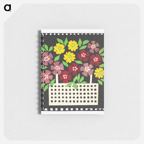 アートメモ帳-Basket of Flowers
 - 花のバスケット Memo.