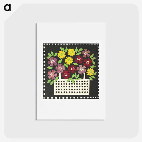 1-1_Basket-of-Flowers_hagaki