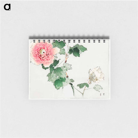 アートメモ帳-Tree Peony, Illustration from Bijutsu Sekai
 - 美術世界 Memo.