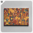 アートパネル-Abstract Pattern Background
 - 大英図書館 Canvas.