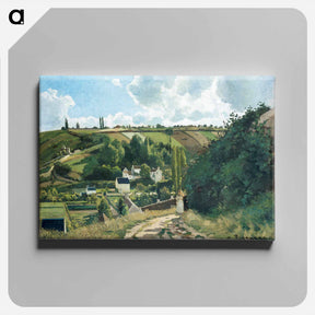 アートパネル-Jalais Hill, Pontoise - カミーユ ピサロ Canvas.