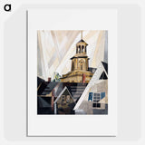 After Sir Christopher Wren - Charles Demuth Poster.