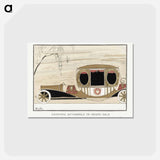 アートポストカード-Grand Gala Automobile Coach
 - シャルル マルタン Postcard.