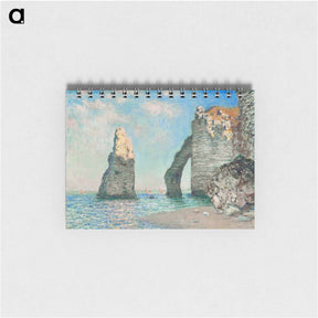 アートメモ帳-The Cliffs at Étretat - クロード モネ Memo.