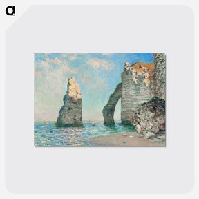 アートポストカード-The Cliffs at Étretat - クロード モネ Postcard.
