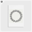 アートポストカード-Floral Wreath from Maria met Christuskind
 - コルネリス プロース ファン アムステル Postcard.