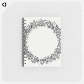 アートメモ帳-Floral Wreath from Maria met Christuskind
 - コルネリス プロース ファン アムステル Memo.
