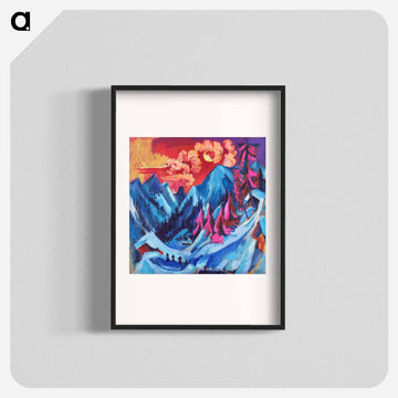 Winter Landscape in Moonlight
 - デトロイト美術館 Poster.