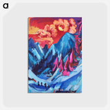 アートポストカード-Winter Landscape in Moonlight
 - デトロイト美術館 Postcard.