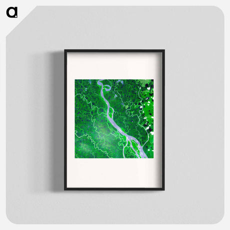 アートポスター-The Mackenzie River, Northwest Territories
 - 上空からの地球 Poster.