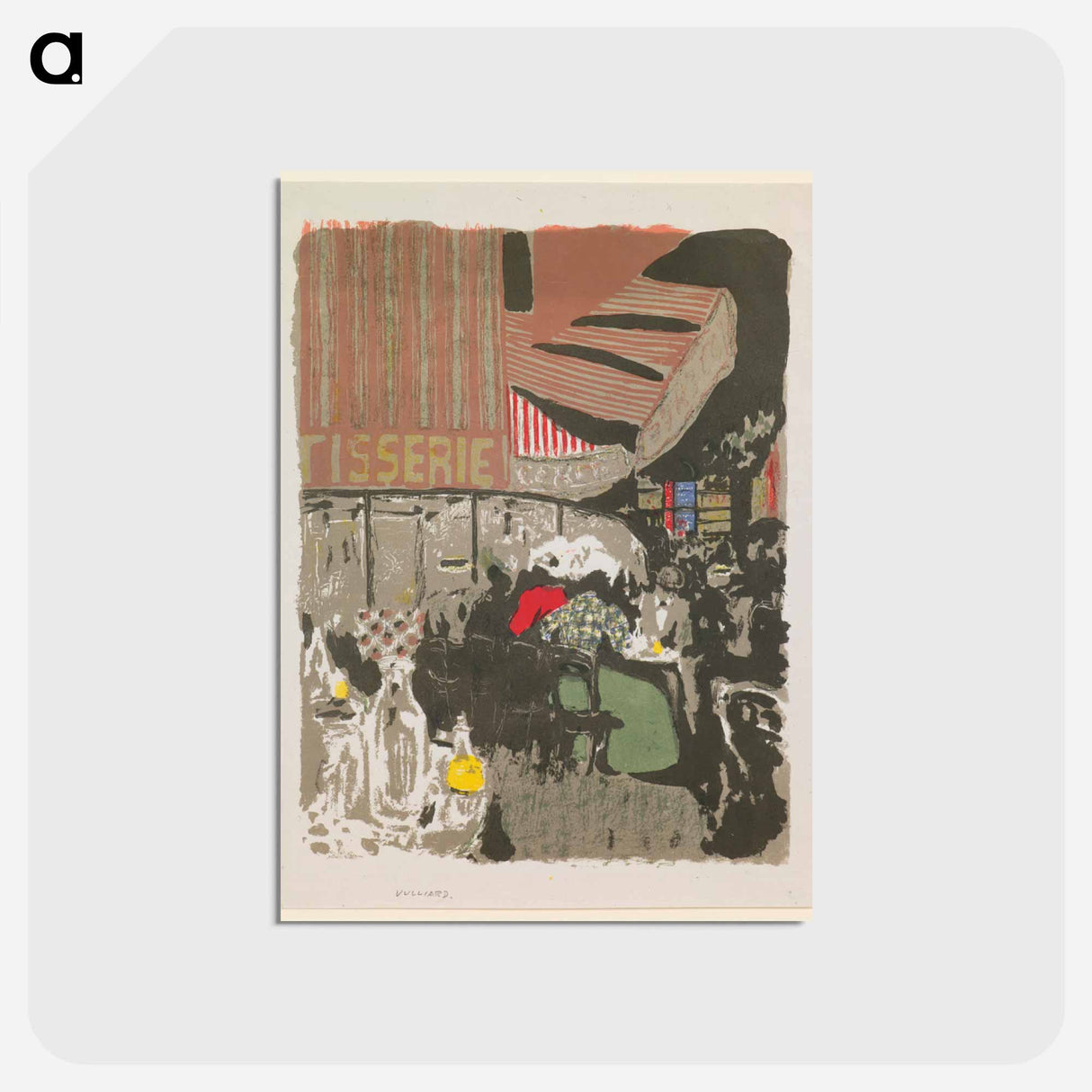 アートポストカード-The Pastry Shop - エドゥアール ヴュイヤール Postcard.