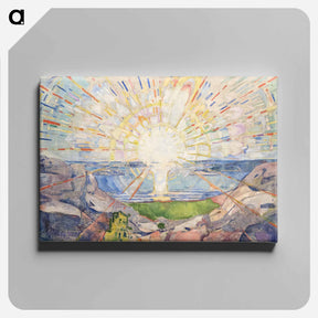 アートパネル-Solenintro - エドヴァルド ムンク Canvas.