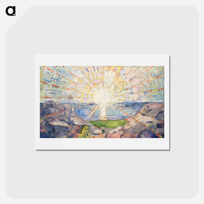 アートポストカード-Solenintro - エドヴァルド ムンク Postcard.