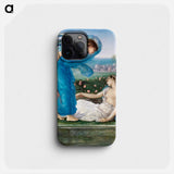Cupid and Psyche - エドワード バーン ジョーンズ Phone Case.