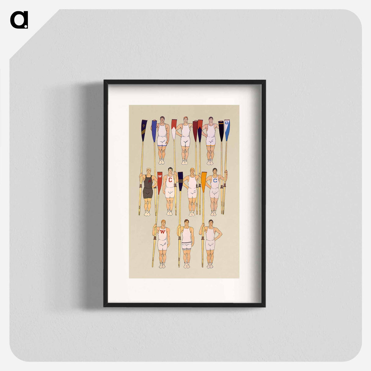 College crews - Edward Penfield Poster.