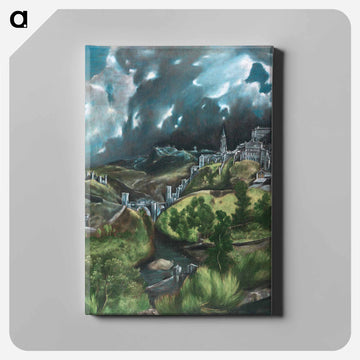 View of Toledo - エル グレコ Canvas.
